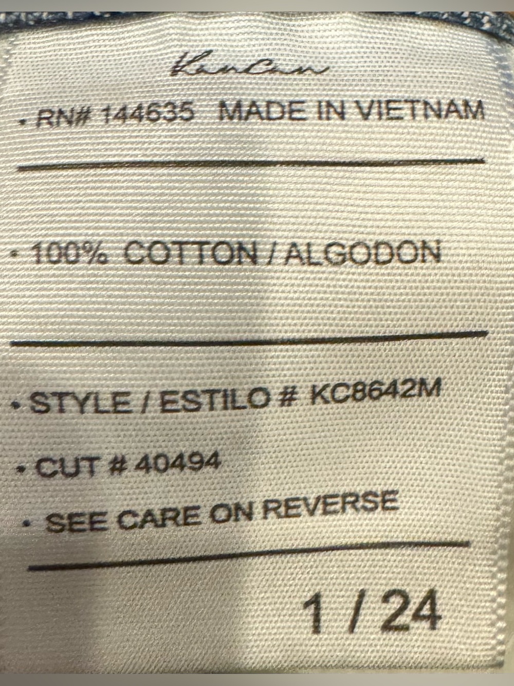 KANCAN Marisol Cotton High Rise Distressed Bootcut Light Wash Jeans Size 1/24 - Picture 8 of 8